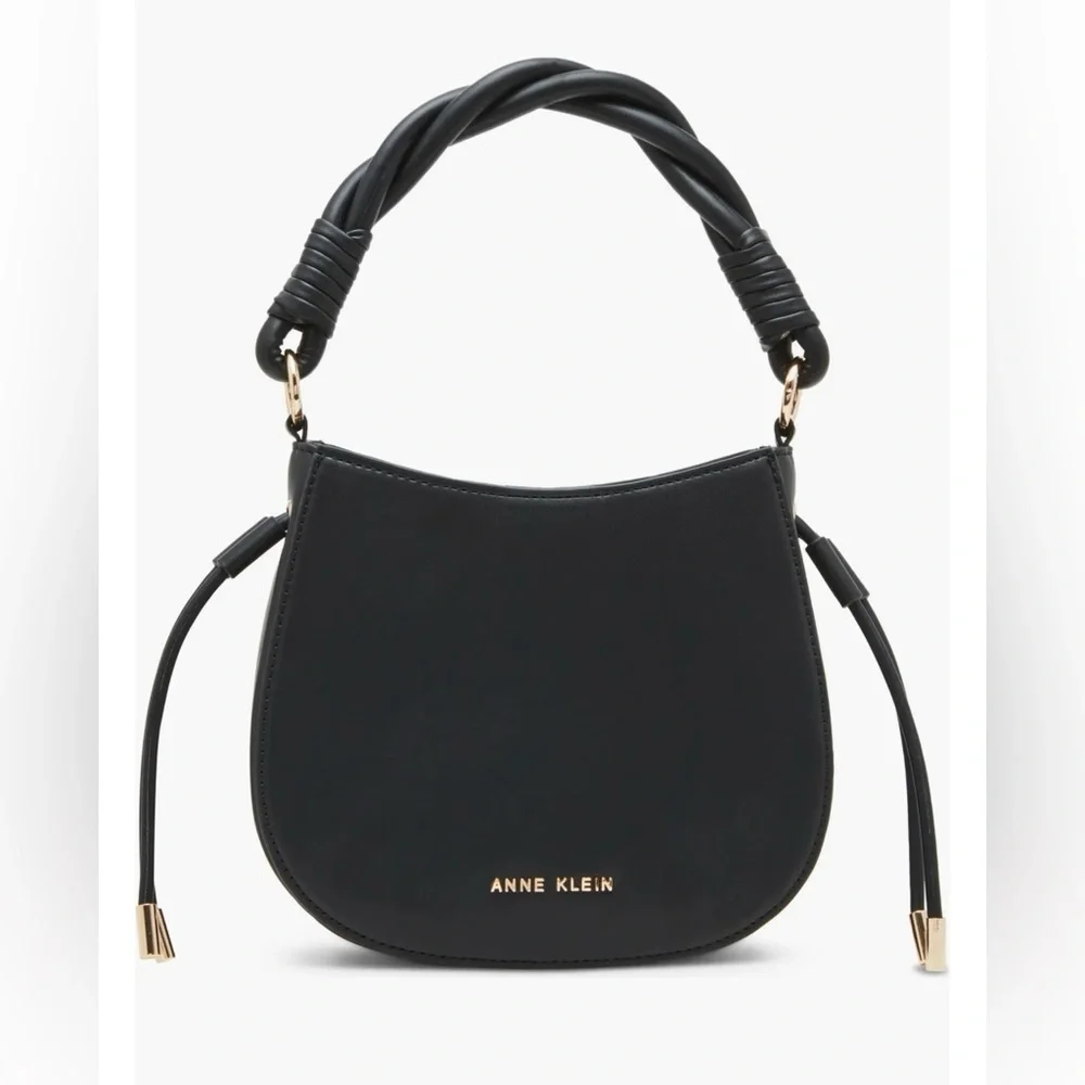 Women’s Anne Klein Logo Detail Twisted Strap Handheld Bag